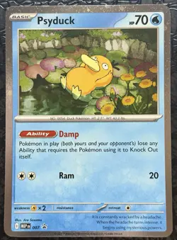 Psyduck 007 Black Star Promo Pokemon TCG Mega Evolution Near Mint - Image 1