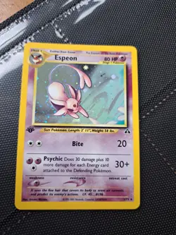 Pokemon TCG - Neo Discovery Espeon 1st Edition Holo 1/75 - Image 1