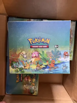 Sealed Pokemon Kanto Friends Mini Tin Display Case Packs Pikachu Eevee Squirtle - Image 2
