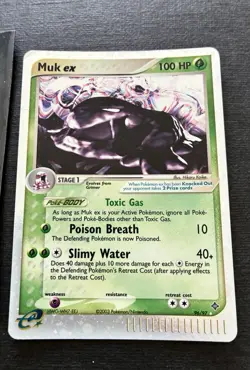 MUK EX 2003 POKEMON EX SERIES DRAGON RARE HOLO EX 96/97 -MP - Image 1