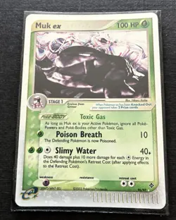 MUK EX 2003 POKEMON EX SERIES DRAGON RARE HOLO EX 96/97 -MP - Image 2