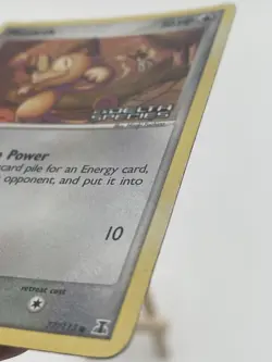 Pokemon TCG - Meowth Delta Species Stamped 77/113 Reverse Holo Damaged - Image 3