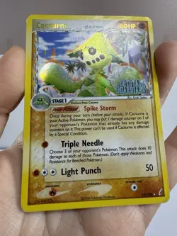 Pokemon Cacturne Delta Species EX Crystal Guardians 15/100 Reverse Holo Stamped - Image 5