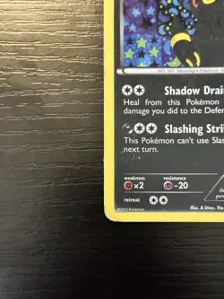 2013 Pokemon Umbreon BW93 Black Star Promo Holo - Moderately Played (MP) - Image 3