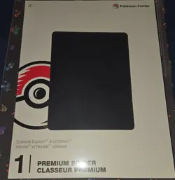 Pokemon TCG: Celestial Espeon & Umbreon Premium Binder In Hand - Image 1