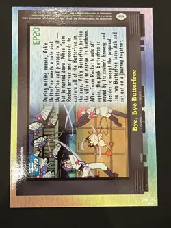 Pokemon Topps Bye, Bye Butterfree Foil Series 2 EP20 Blue Logo 2000 NM - Image 2