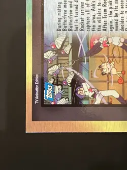 Pokemon Topps Bye, Bye Butterfree Foil Series 2 EP20 Blue Logo 2000 NM - Image 3