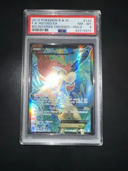 POKEMON PSA 8 KELDEO EX FULL ART 142/149 BOUNDARIES CROSSED ENGLISH 2012! - Image 4