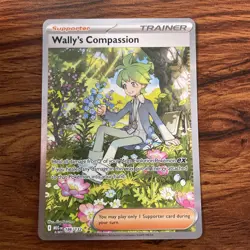 Wally’s Compassion 186/132 -Special Illustration Rare -Pokemon Mega Evolution-NM - Image 1