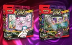 Pokemon Mega Battle Deck Set of 2 (1 of each) Gengar/Diancie ex PRESALE English - Image 1