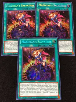 Yugioh Magician's Salvation RA01-EN068 1ST SECRET x3 (NM) - Image 1