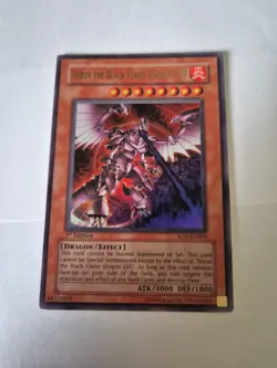 Yugioh Horus the Black Flame Dragon LV8 SOD-EN008 Ultra Rare 1st Edition - Image 1
