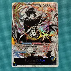 One Piece Card Game The Three Brothers ST13-002 Portgas D Ace Leader English - Image 1