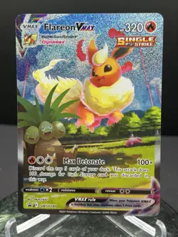 Pokemon TCG Flareon VMAX SWSH180 Sword & Shield Promo Card - Image 1