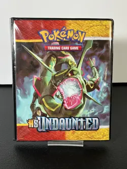 Ultra-Pro 4-Pocket Pokemon Card Binder/Portfolio HS Undaunted Rayquaza/Skarmory - Image 1