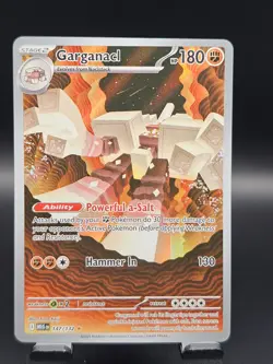 Garganacl Illustration Rare 147/132 Mega Evolution Pokemon TCG Near Mint Card NM - Image 1