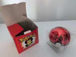 Pokemon Charizard Burger King 23k Gold Plated Trading Card & Pokeball - Image 1