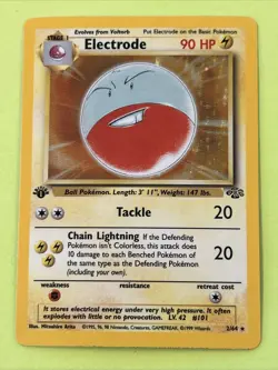 Electrode 02/64 Jungle Holo very nice hollow very clean card never played - Image 1