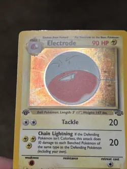 Electrode 02/64 Jungle Holo very nice hollow very clean card never played - Image 4