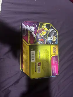 Opened Pokemon TCG Tag Team GX Tin with Card - Image 3