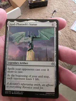 God-Pharaoh's Statue Regular - War Of The Spark MTG-NM - Image 1