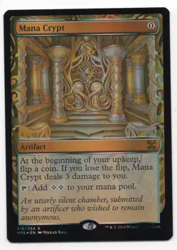 MTG: Kaladesh Inventions *Foil* Mana Crypt (Light Play) - Image 1