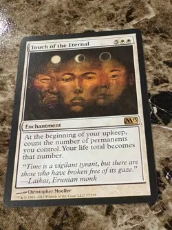 TOUCH OF THE ETERNAL Magic MTG M13 Core Set - Image 1