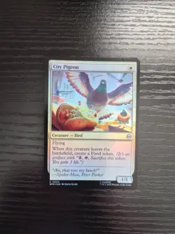 MTG Marvel's Spider-Man - City Pigeon (4) - Common - FOIL - NM/MT - Image 1