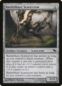 Rattleblaze Scarecrow 1x MtG Shadowmoor SP/NM - Image 1