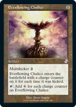 NM-Mint, English MTG Everflowing Chalice Time Spiral Remastered Magic the Gather - Image 1