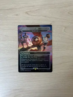 MTG - SLD Marvel - Captain America's Aid - Sigarda's Aid #1727 - Near Mint Foil - Image 1