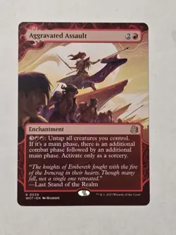 Aggravated Assault - WoE Enchanting Tales - Near Mint - MTG - Image 1