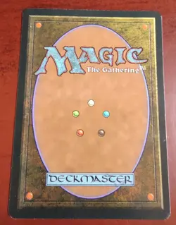 ARMAGEDDON x1 mtg DAMAGED 4th Edition 1 Rare Ring DENT - Image 2