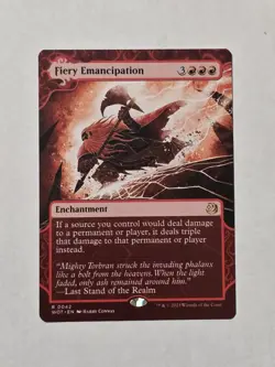 Fiery Emancipation - WoE Enchanting Tales - Near Mint - MTG - Image 1