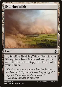 Evolving Wilds 4x FOIL AKH MTG Amonkhet Common MINT land - Image 1