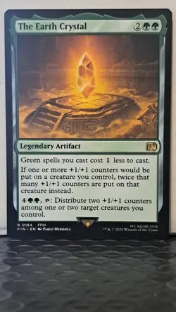 MTG Final Fantasy - The Earth Crystal #184 (Rare Legendary Artifact) - Image 2