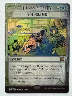 Voidslime - Outlaws of Thunder Junction: Breaking News - 0060 - MTG - NM - FOIL - Image 1
