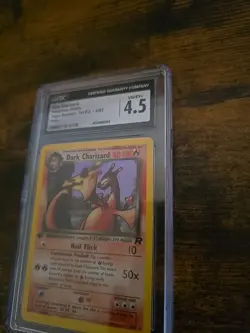 2000 Pokemon Rocket Dark Charizard Holo 1st Edition- CGC VG/Excellent + - Image 4