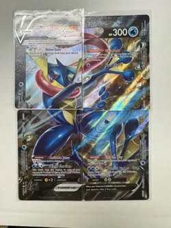 Pokemon TCG Sword & Shield Promo Cards Greninja V-UNION Full Set Of 4 *NM* - Image 1