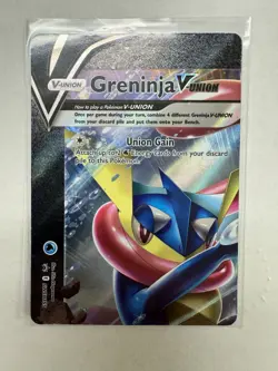Pokemon TCG Sword & Shield Promo Cards Greninja V-UNION Full Set Of 4 *NM* - Image 2