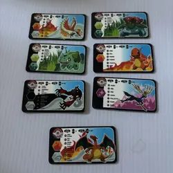 Lot Of 7 pokemon kanto region trainers choice cards - Image 1