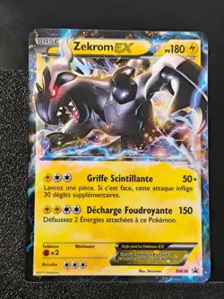 Carte Pokemon Zekrom EX BW38 Promo Noir & Blanc Black & White BlackStar FR - Image 2