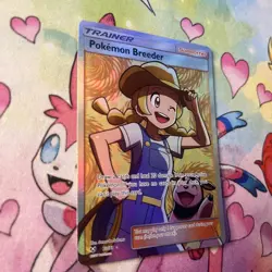 Pokemon Breeder (Full Art) Ultra Rare Shining Legends 73/73 NM Pokemon TCG - Image 4