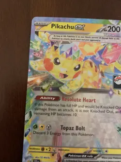 Pikachu EX 057/191 Play! Pokemon League Stamp Promo Prize Pack Near Mint - Image 4