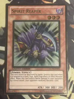 Yugioh: Spirit Reaper - GLD4-EN011 - Gold Rare - Limited Edition - MP - Image 1