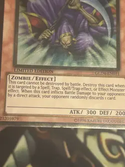 Yugioh: Spirit Reaper - GLD4-EN011 - Gold Rare - Limited Edition - MP - Image 4