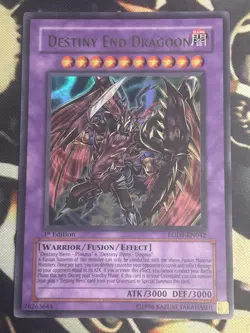 Yugioh: Destiny End Dragon - LODT-EN042 - Ultra Rare - 1st Edition - LP - Image 1