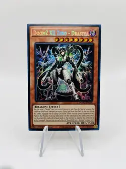 Yugioh! DoomZ XII Zero - Drastea DOOD-EN008 Secret Rare Doom Of Dimensions - Image 1