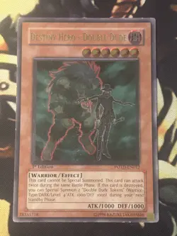 Yugioh: Destiny Hero - Double Dude - POTD-EN012 - Ultimate Rare - 1st Edition MP - Image 1