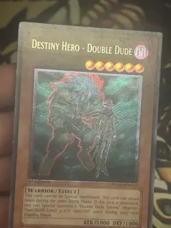 Yugioh: Destiny Hero - Double Dude - POTD-EN012 - Ultimate Rare - 1st Edition MP - Image 3